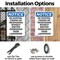 Signmission No Hunting Fishing Or Trespassing OSHA Notice Sign, Plastic, 7in W x 10in L, 2PK OS-2PACK-NS-P-710-V-14663 - alternate 3